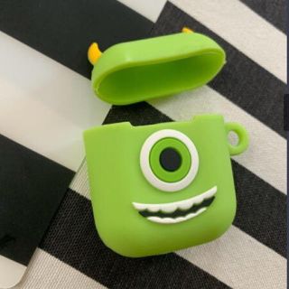 ディズニー(Disney)のAirPods カバー モンスターズインク マイク シリコンケース (モバイルケース/カバー)