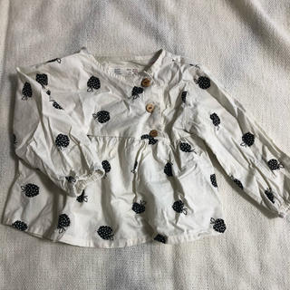 ザラキッズ(ZARA KIDS)のmomo様専用zara ブラウス　80(シャツ/カットソー)