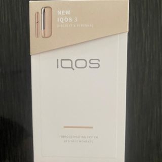 アイコス(IQOS)のiQOS3  ゴールド(タバコグッズ)