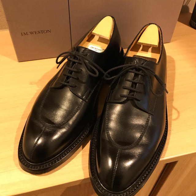 【美品】J.M.WESTON 598 6D ブラックメンズ