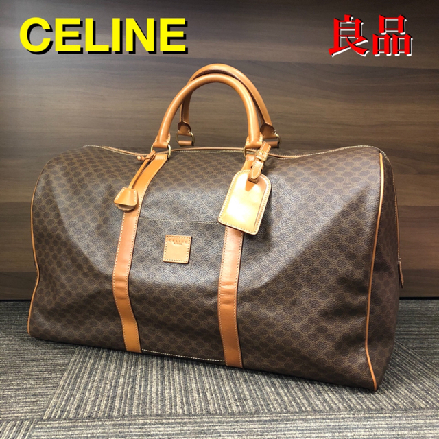 CELINE セリーヌ マカダム 横25cm ミニ ボストンバッグ