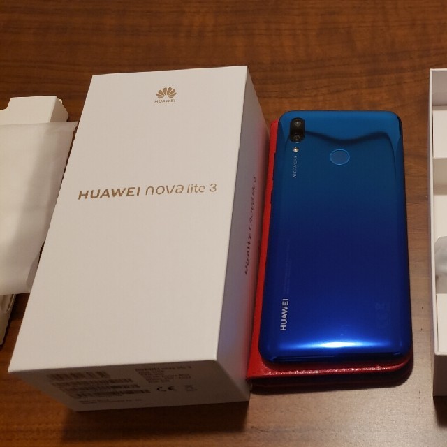 手数料安い HUAWEI nova lite オーロラブルー 32 GB