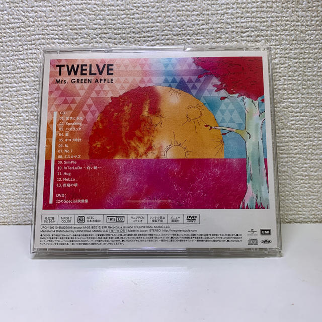 TWELVE 初回 Mrs. GREEN APPLE ミセスグリーンアップル