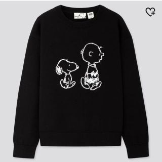 ユニクロ(UNIQLO)のユニクロ ピーナッツクルーネックセーター 120(ニット)