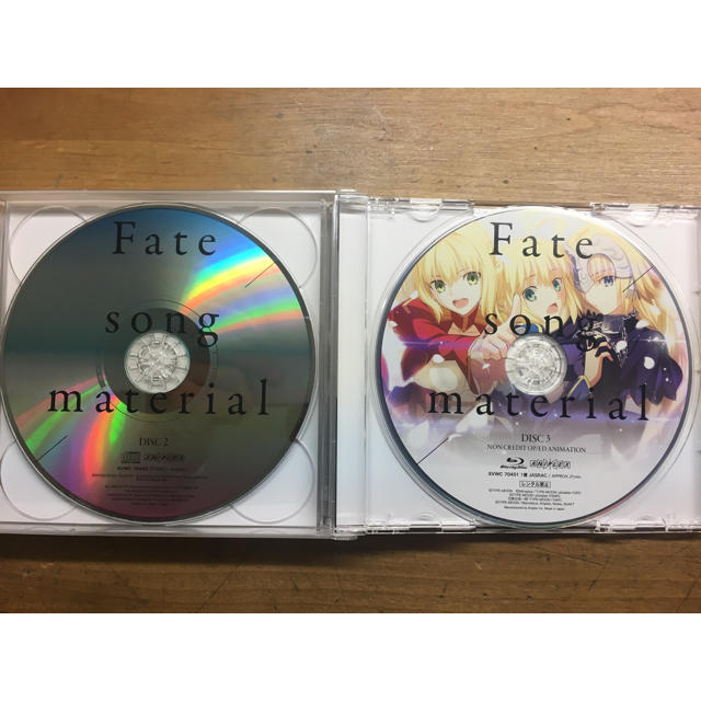 C.B.ANEW(シービーアニュー)のFate song material（完全生産限定盤） エンタメ/ホビーのCD(アニメ)の商品写真