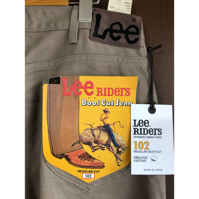 Lee(リー)のLee AMERICAN RIDERS 102 ブーツカット（カーキ） メンズのパンツ(デニム/ジーンズ)の商品写真