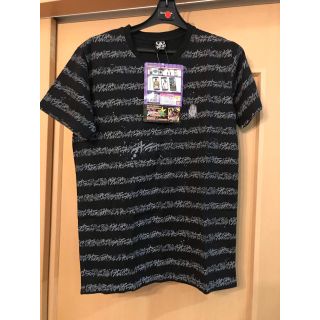 バンダイ(BANDAI)のジョジョの奇妙な冒険 オラオラボーダー Tシャツ メンズＭサイズ 送料無料(Tシャツ/カットソー(半袖/袖なし))