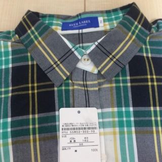 バーバリーブルーレーベル(BURBERRY BLUE LABEL)のブルーレーベルクレストブリッジ　長袖シャツ　38　Mサイズ　新品未着用 値札無し(シャツ/ブラウス(長袖/七分))