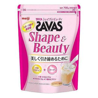 ザバス(SAVAS)の【２品売り】ザバス シェイプ＆ビューティ 700g (50食分) × ２(プロテイン)