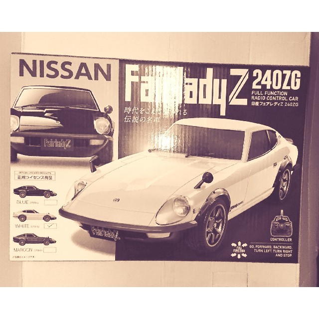 RC NISSAN フェアレディZ 240ZG  白  ラジコン エンタメ/ホビーのおもちゃ/ぬいぐるみ(ホビーラジコン)の商品写真