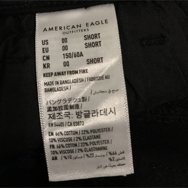 American Eagle(アメリカンイーグル)のアメリカンイーグルブラック00 レディースのパンツ(デニム/ジーンズ)の商品写真