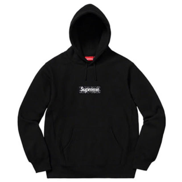 Supreme Bandana Box Logo Hoodie Black M