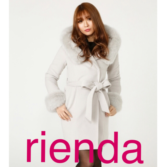 rienda(リエンダ)のリエンダ ファー コート レディースのジャケット/アウター(ダッフルコート)の商品写真