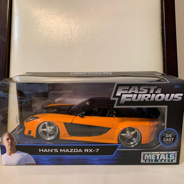 マツダ(マツダ)のワイルドスピード JADA TOYS 1/24 HAN′S MAZDA RX-7 エンタメ/ホビーのおもちゃ/ぬいぐるみ(ミニカー)の商品写真