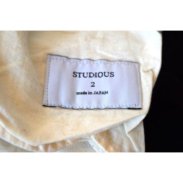 STUDIOUS(ステュディオス)のSTUDIOUS ハイパワーストレッチカラーテーパードスキニー ブラック メンズのパンツ(チノパン)の商品写真