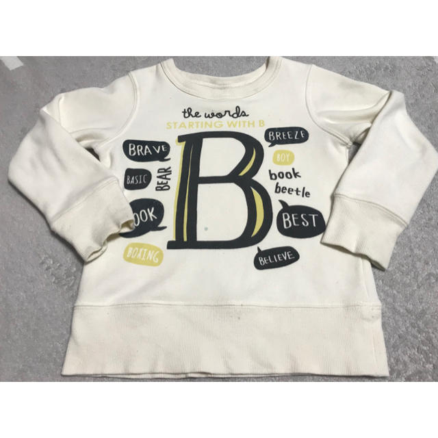 BREEZE(ブリーズ)の★BREEZE★トレーナー★110★中古★FOインターナショナル★ブリーズ キッズ/ベビー/マタニティのキッズ服男の子用(90cm~)(その他)の商品写真