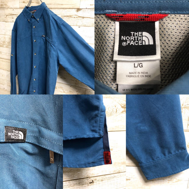 THE NORTH FACE(ザノースフェイス)の＊ノースフェイス＊長袖シャツ＊XLサイズ相当＊ メンズのトップス(シャツ)の商品写真