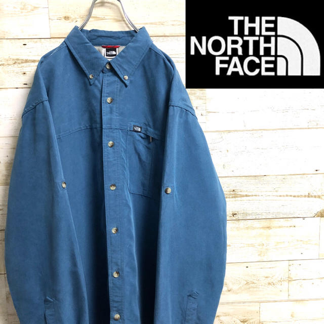 THE NORTH FACE(ザノースフェイス)の＊ノースフェイス＊長袖シャツ＊XLサイズ相当＊ メンズのトップス(シャツ)の商品写真