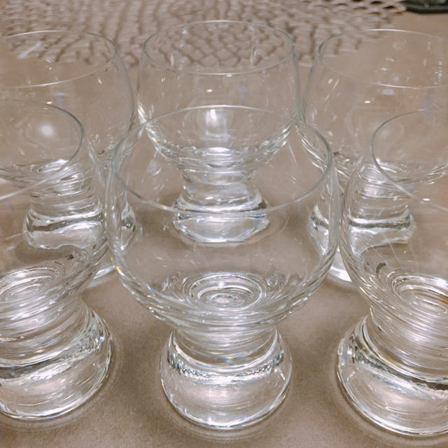 BOHEMIA Cristal(ボヘミア クリスタル)のショットグラス　6個セット　ボヘミアンガラス インテリア/住まい/日用品のキッチン/食器(グラス/カップ)の商品写真