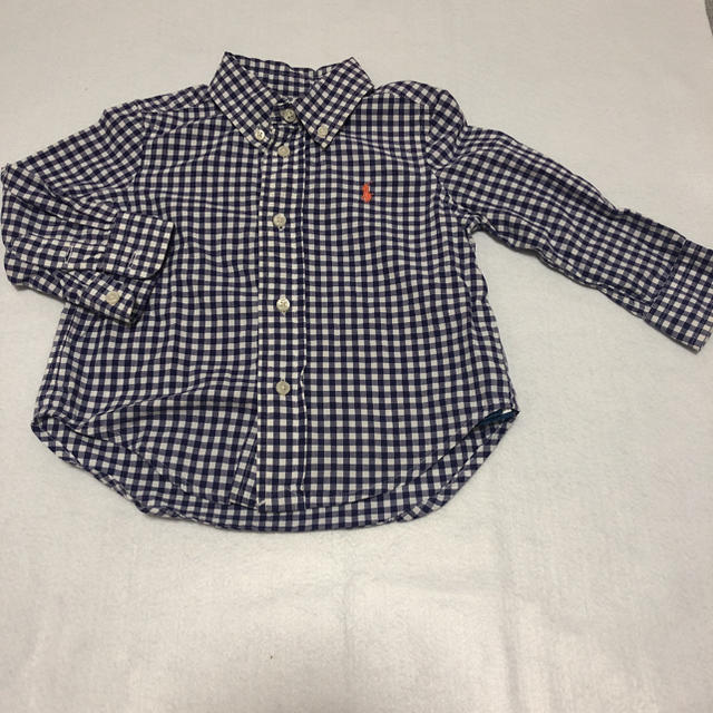 POLO RALPH LAUREN(ポロラルフローレン)のポロ ラルフローレン チェックシャツ キッズ/ベビー/マタニティのベビー服(~85cm)(シャツ/カットソー)の商品写真