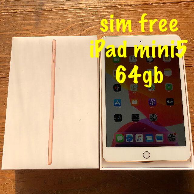 Apple iPad mini5 64GB wifiモデル　ゴールド