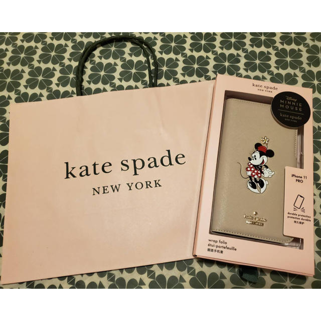 kate spade new york(ケイトスペードニューヨーク)のケイトスペードとミニーちゃんのコラボ　iPhone11 Pro ケース スマホ/家電/カメラのスマホアクセサリー(iPhoneケース)の商品写真