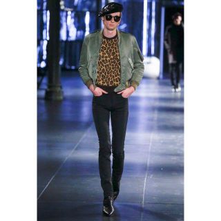 サンローラン(Saint Laurent)のサンローランパリ 16ＡＷ ＭＡ-1タイプボマージャケット 46 黒 ブラック　(フライトジャケット)