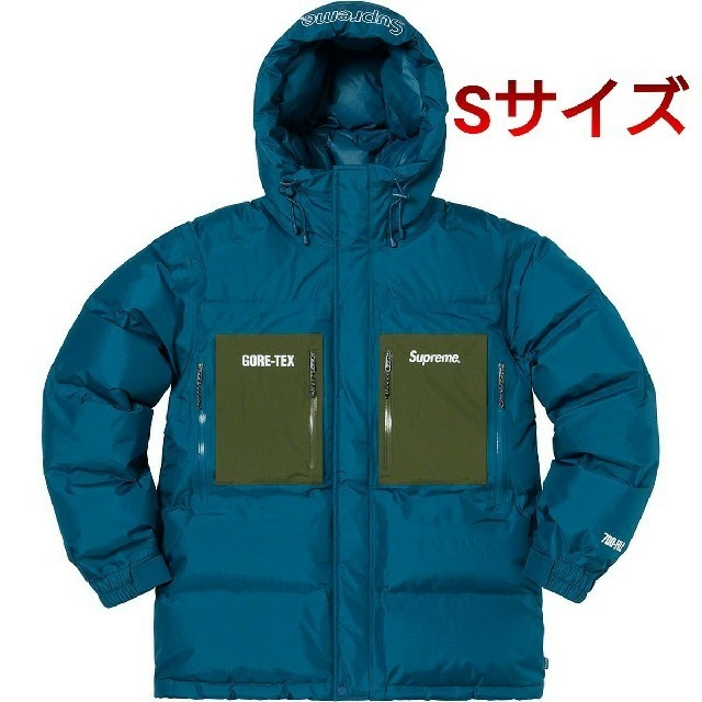 世界的に 700FILL GORE-TEX Supreme - Supreme Dark Sサイズ teal