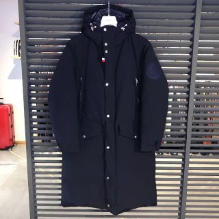 モンクレール(MONCLER)の青い稲妻様の 新品同様 モンクレール 2019/20AW ロングダウン シャブレ(ダウンジャケット)