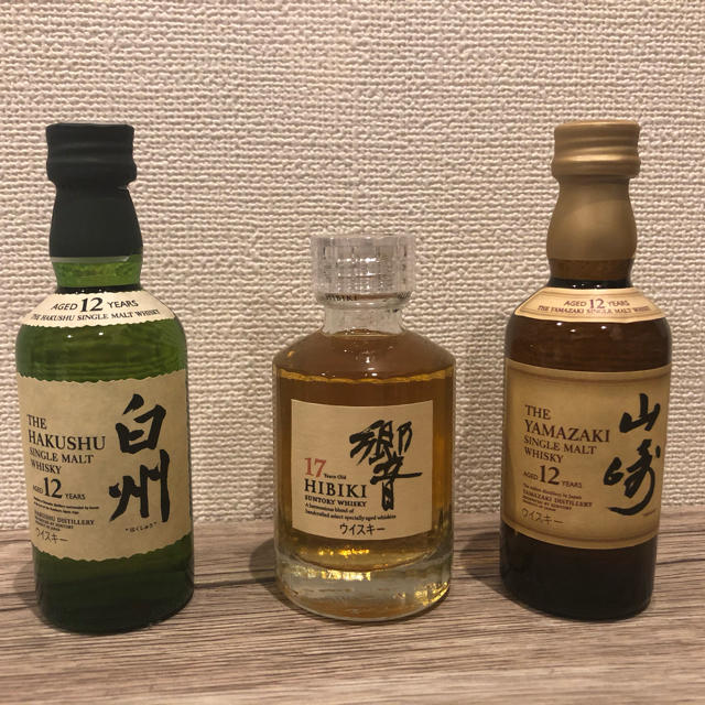 希少】ジャパニーズウイスキー ミニボトルセット-