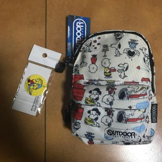 アウトドア(OUTDOOR)のSNOOPY ミニバックパック(ポーチ)