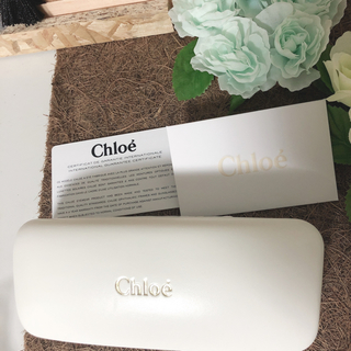 クロエ(Chloe)のChloe メガネケース　ホワイト(サングラス/メガネ)