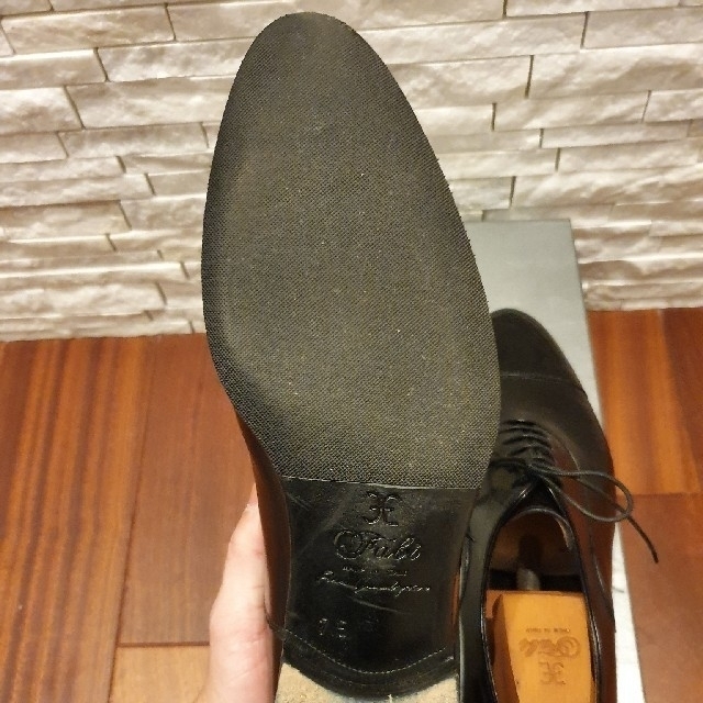 Crockett&Jones(クロケットアンドジョーンズ)のファビ / fabi  ストレートチップ　ブラック　7.5 メンズの靴/シューズ(ドレス/ビジネス)の商品写真