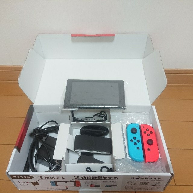 Nintendo Switch ニンテンドースイッチ 本体　ネオン　箱無し①