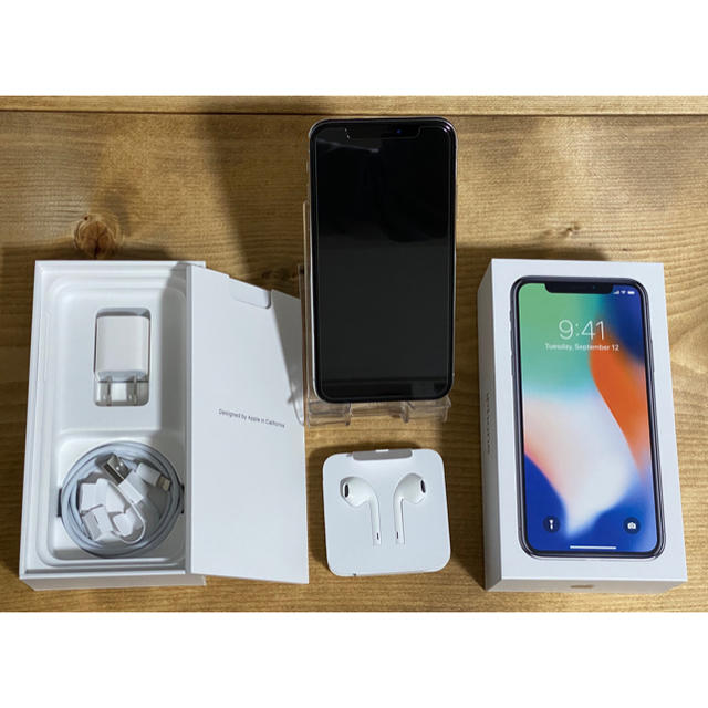 iPhone X Silver 256 GB SIMフリー iphone X