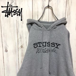 ステューシー(STUSSY)の【希少】STUSSY ステューシー ロゴプリント入り パーカー(パーカー)