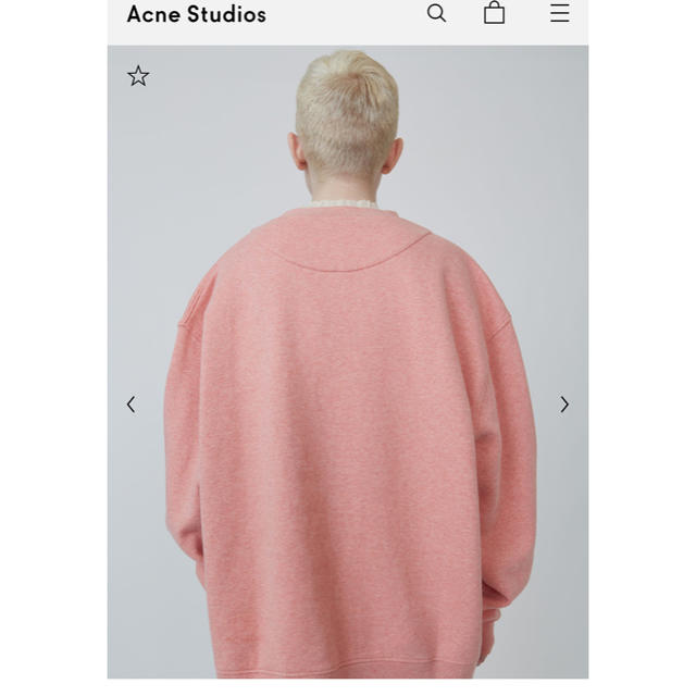 Acne Studios クルーネック スウェットシャツ　黒　Mサイズ