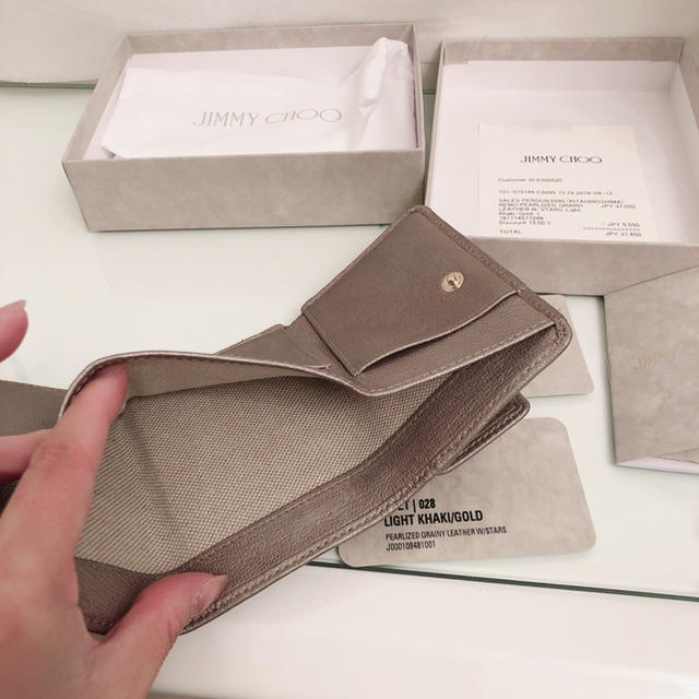 JIMMY CHOO(ジミーチュウ)のJimmy Chooコンパクト財布 レディースのファッション小物(財布)の商品写真