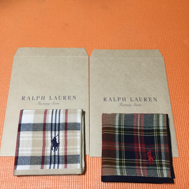 Ralph Lauren(ラルフローレン)のラルフローレン　ガーゼハンカチ レディースのファッション小物(ハンカチ)の商品写真