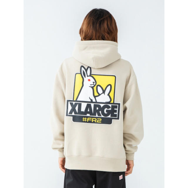 【X-Largeコラボ】　X-Large × FR2コラボパーカー