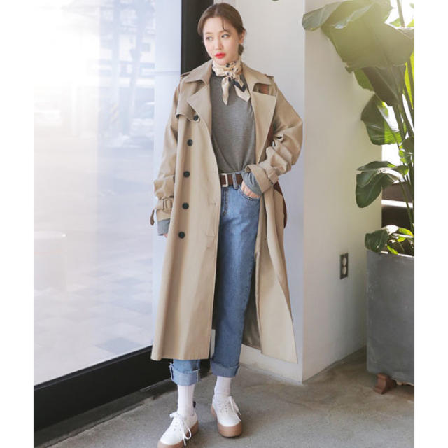 ディーホリック バックルベルト　ダブルトレンチコート　イエナ  ZARA 韓国