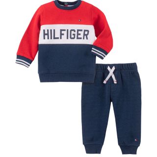 トミーヒルフィガー(TOMMY HILFIGER)のトミーヒルフィガー ベビー キッズ セットアップ 長袖 ロンT パンツ(Tシャツ/カットソー)