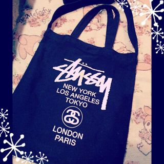 ステューシー(STUSSY)の美品♡ステューシー トートバッグ (トートバッグ)