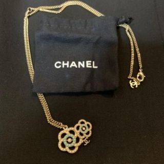 シャネル(CHANEL)の美品　CHANEL シャネル ネックレス　カメリア　正規品(ネックレス)