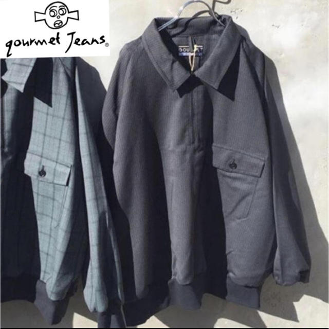 gourmet jeans zip p/o ジップポロ　黒　坂口健太郎着用