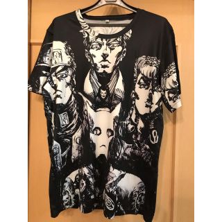 ジョジョの奇妙な冒険 第4部　吉良吉影、キラークイーン、空条承太郎Tシャツ Ｌ(Tシャツ/カットソー(半袖/袖なし))