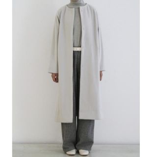 エヴァムエヴァ(evam eva)のwool ragran long coat(ウール　ラグラン　コート)(ロングコート)