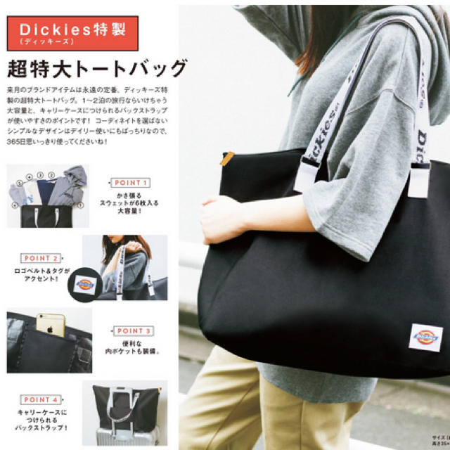 Dickies - ぅらりらん様専用!dickies バッグ * mini 付録 ○シールの