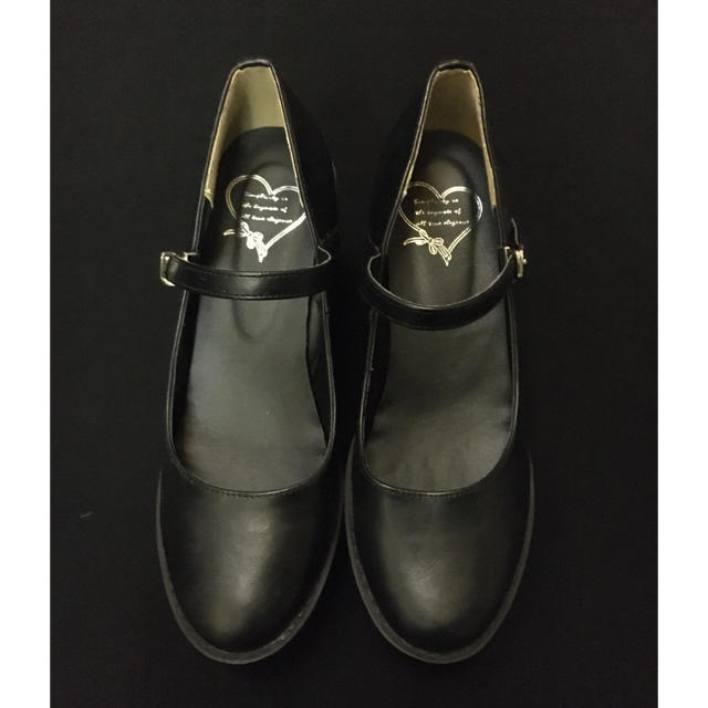 厚底黒パンプス  レディースの靴/シューズ(ハイヒール/パンプス)の商品写真