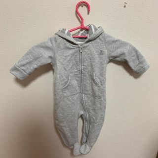 ベビーギャップ(babyGAP)の新品未使用　baby gap カバーオール　くまちゃんフード(カバーオール)